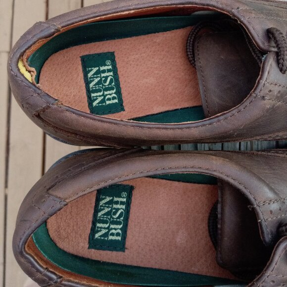 Nunn Bush leather brown Bucks men\'s shoes sz 7 1/2 NEW main image 16